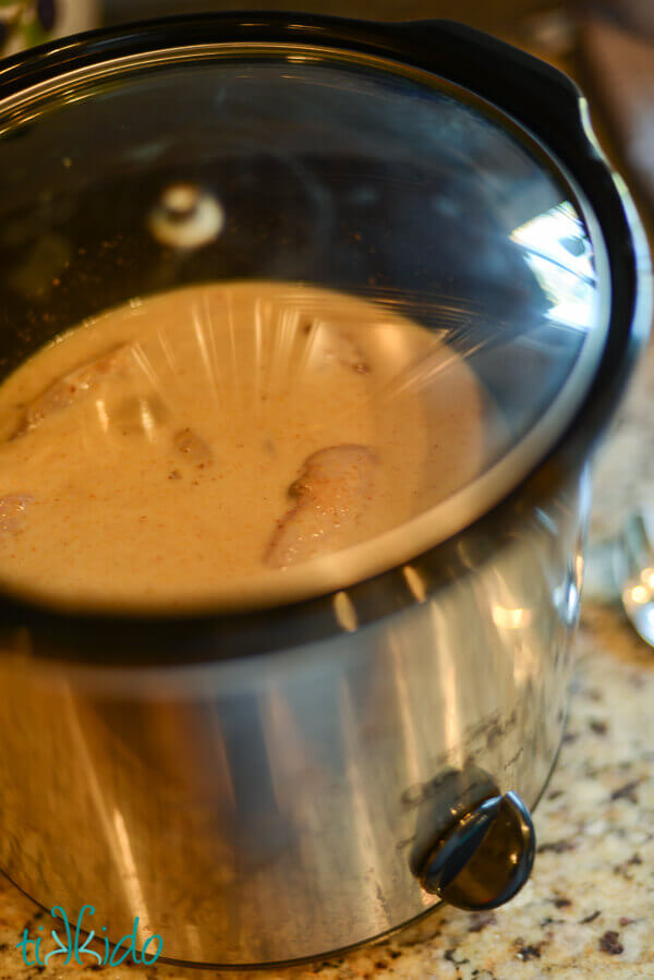Light Thai Yellow Curry in a Crockpot